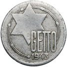 20 Mark (Jewish Ghetto Coinage Al)