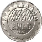20 Złotych (COMECON Anniversary Trial Strike Ni grain background)