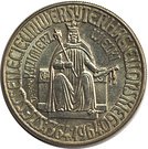 10 Złotych (Kazimierz Wielki; Trial Strike CuNi Próba closer to throne)
