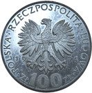 100 Złotych (Maria Skłodowska-Curie small; Trial Strike Ag)