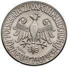 10 Złotych (Kazimierz Wielki; Trial Strike Ni eagle with crown)