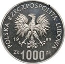 1000 Złotych (40th Anniversary of United Nations; Trial Strike)