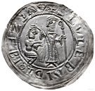 Brakteat protekcyjny - Bolesław III Krzywousty (Kraków mint)