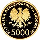 5000 Złotych (Papal Visit; Gold Bullion)