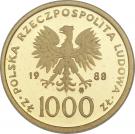 1000 Złotych (Papacy; Gold Bullion)