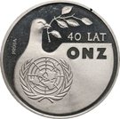 1000 Złotych (40th Anniversary of United Nations; Trial Strike)