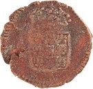 5 Réis - Luís I (Countermarked issue over "3 Réis - Maria II; Portuguese India")
