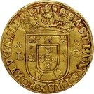 São Vicente - Sebastião I ("L-G" at each side of shield, Lisboa mint)
