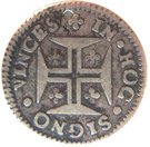 ½ Tostão - Pedro II (with crown prince)