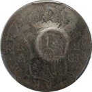 300 Réis (Countermarked issue over 2 Reales - Fernando VI; Spain)