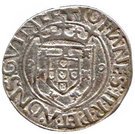 Vintém - João II ("º-º" at each side of "Y", Lisboa mint)