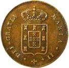 10 Réis - Maria II