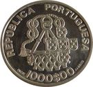 1000 Escudos (Church of Mercy; Proof issue)