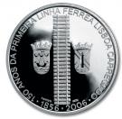 8 Euro (First Railway in Portugal; .925 Silver)