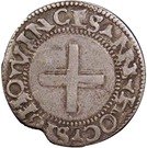 LXXX Reais "Real Português Dobrado" - João III (Cross with no symbols at corners, Lisbon)