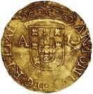 2000 Reais - António I (Counterstamped with  "Açor")