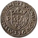 Tostão - Manuel I ("P-V" at each side of the shield, Porto mint)