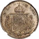 1200 Réis - Luis I (Countermarked issue over "2000 Réis - Pedro II; Brazil")