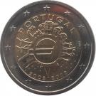 2 Euro (10 Years of Euro Cash)