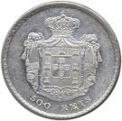 500 Réis - Pedro V