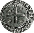 LXXX Reais "Real Português Dobrado" - João III (Cross with one star at each corner, Lisbon)