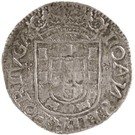 Tostão – João III (3rd Type, 3 points each side, Porto mint)