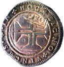 250 Réis - Pedro II (Countermark issue)