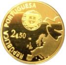 2½ Euro (70 Years of peace in Europe; gold)