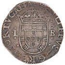 Tostão - Filipe II ("L-B" at each side of the shield)