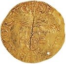 1000 Réis - João  IV (Countermark "1U" over 500 Reais - Sebastião I)