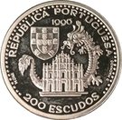 200 Escudos (Macau; Silver)