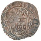 250 Réis - Afonso VI (Countermark "Crowned 250" over 200 Réis)