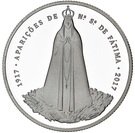 2½ Euro (100th anniversary  of Fátima; Silver)