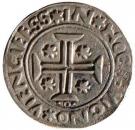 Tostão - Manuel I ("P-V" at each side of the shield, Porto mint)