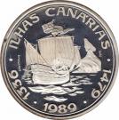 100 Escudos (Canary Islands; silver)