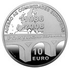 10 Euro (EU Membership of Portugal and Spain; proof issue)