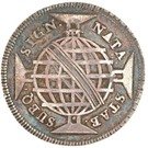 200 Réis - Luis I (Countermark issue over "160 Réis - Maria I & Pedro III; Brazil")