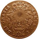 10 Réis - Luiz I (Countarmarked over 5 Réis/ Maria I/Azores)