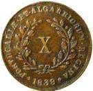 10 Réis - Maria II