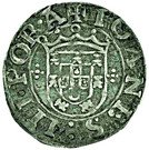 Vintém – João III (Rosette at each side of “Y”, Lisboa mint)