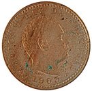 20 Reis - Carlos I (Pattern)