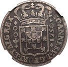 600 Réis (Countermarked over 1 Cruzado-Portugal)