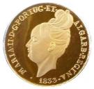 5 Euro (Numismatic Treasures - A degolada D. Maria II; Gold)
