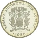 25 Escudos (Azores Regional Autonomy; Silver)