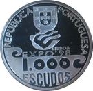 1000 Escudos (Atlantic Sailing; Proof issue)