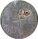 120 Réis - João IV (Countermark issue)