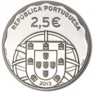 2½ Euro (100 years of submarine Espadarte; Silver)