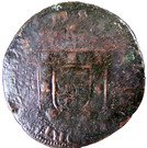 X Reais,Patacão - Sebastião (Cross made with points at each side of shield, Lisboa mint)