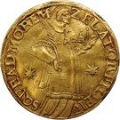 São Vicente - Sebastião I ("L-G" at each side of shield, Lisboa mint)