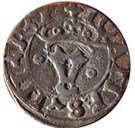 Vintém – João III (o-o at each side of “Y”, Lisbon mint)